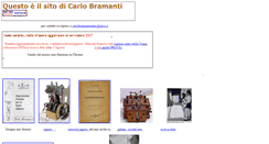 Desktop Screenshot of carlobramantiradio.it