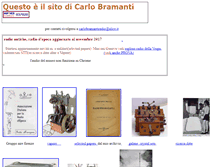 Tablet Screenshot of carlobramantiradio.it